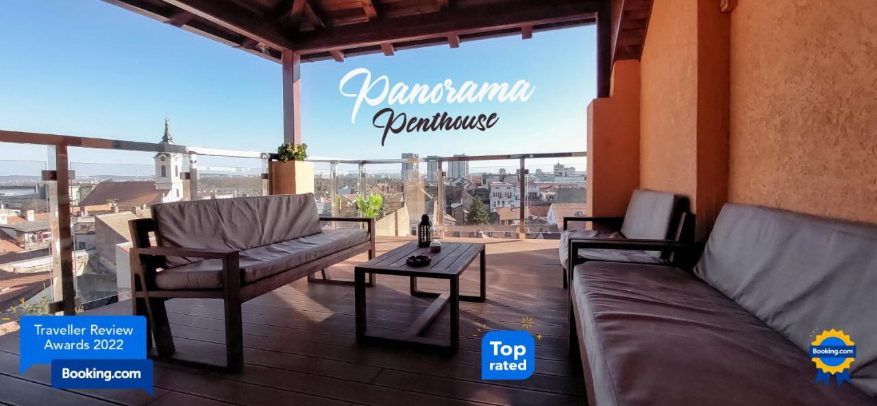 Apartamento Panorama Penthouse Belgrado Exterior foto